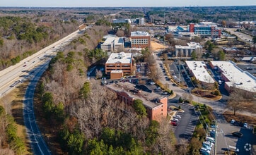 350 Ashville Ave, Cary, NC - AERIAL map view