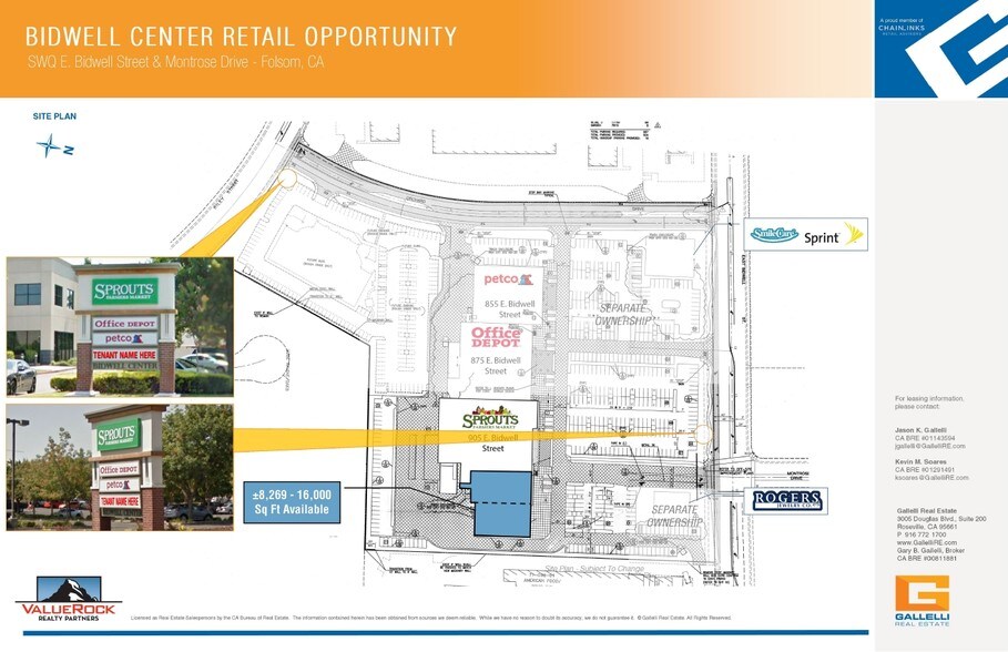 855 905 E Bidwell St Folsom Ca 95630 Retail Space For