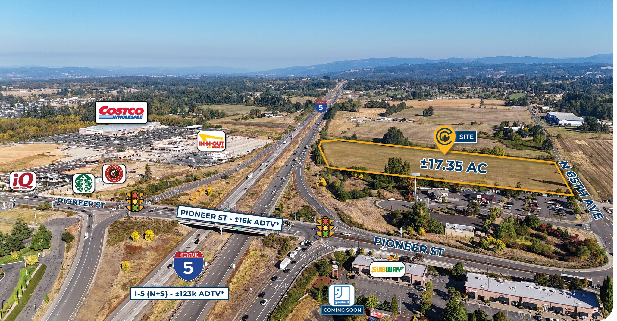 N 65th Ave, Ridgefield, WA for lease Aerial- Image 1 of 5
