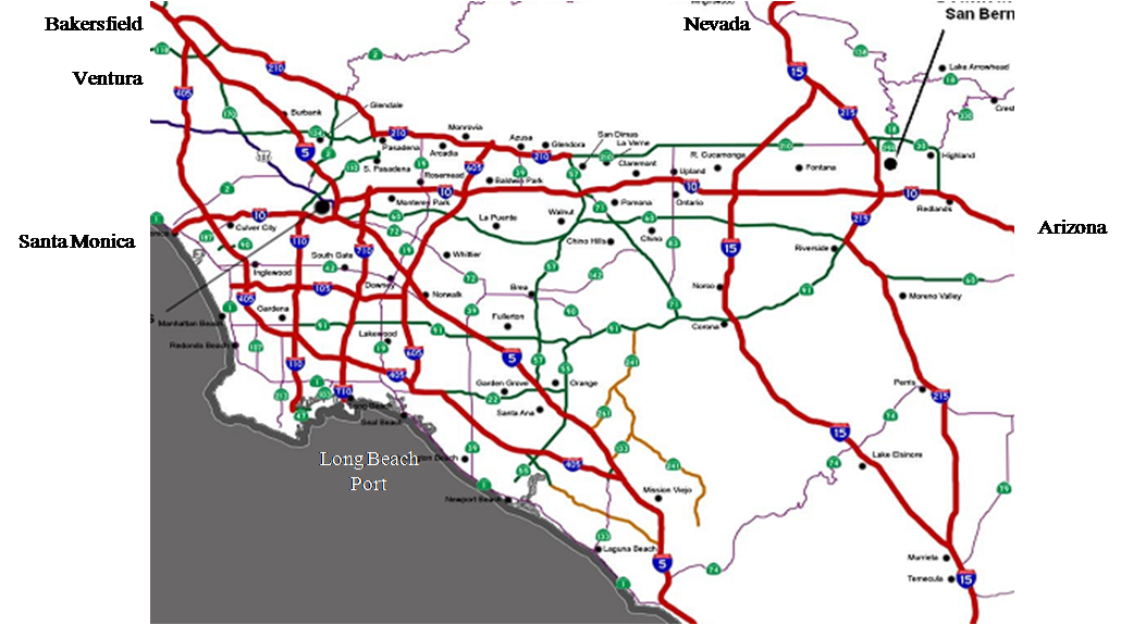 1356 N Santiago St, Santa Ana, CA for lease Aerial- Image 1 of 9