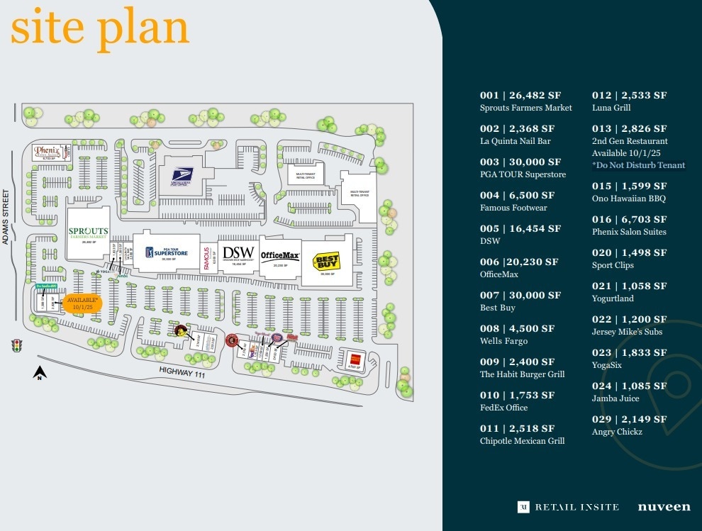 79024-79234 Highway 111, La Quinta, CA for lease Site Plan- Image 1 of 1