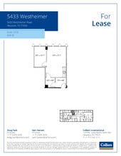 5433 Westheimer Rd, Houston, TX for lease Floor Plan- Image 1 of 1