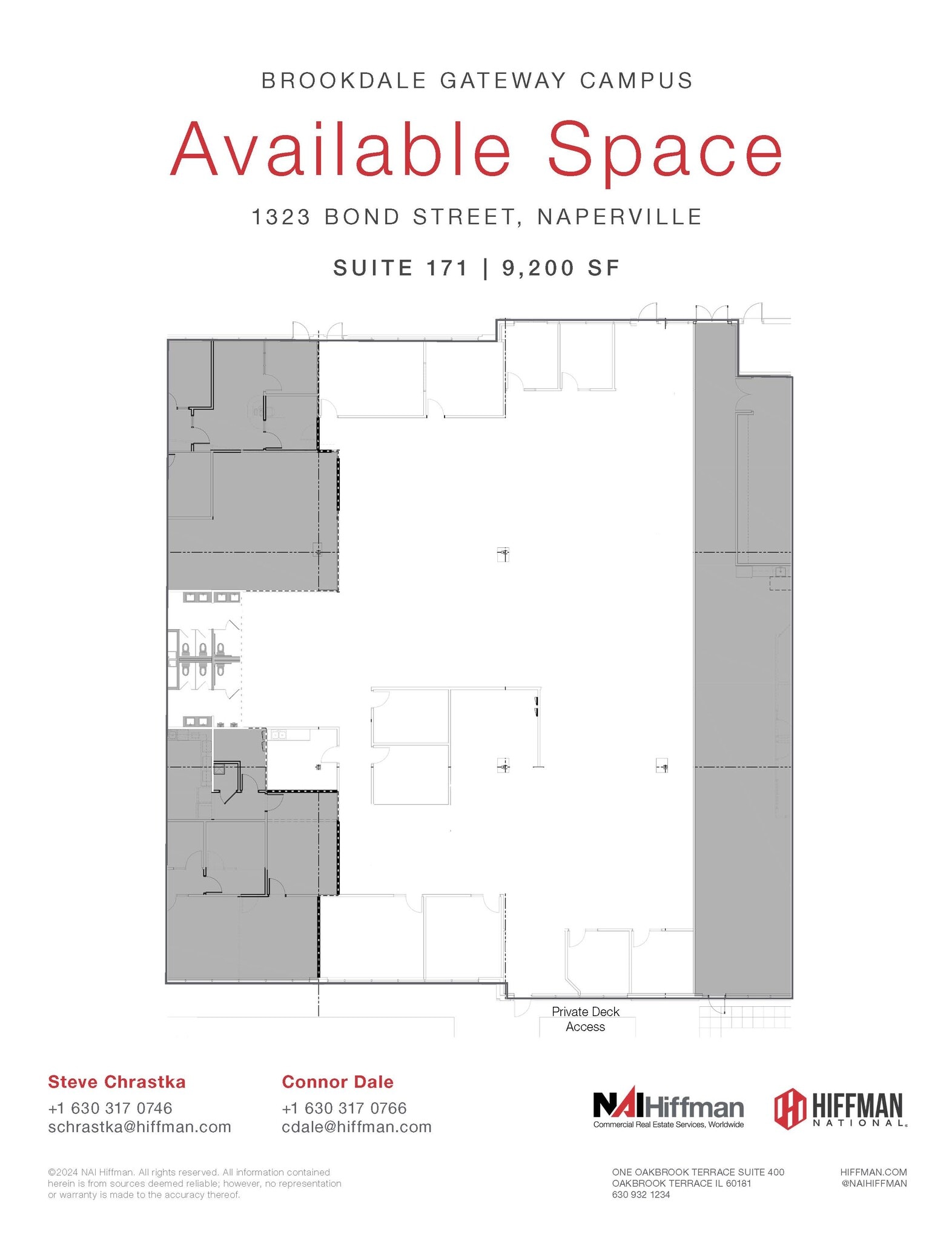 1255 Bond St, Naperville, IL for lease Floor Plan- Image 1 of 2