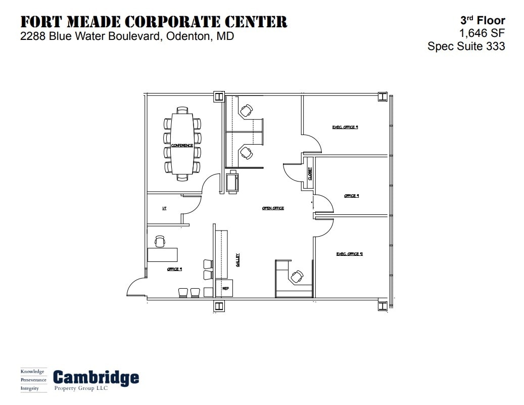 2288 Blue Water Blvd, Odenton, MD for lease Floor Plan- Image 1 of 1