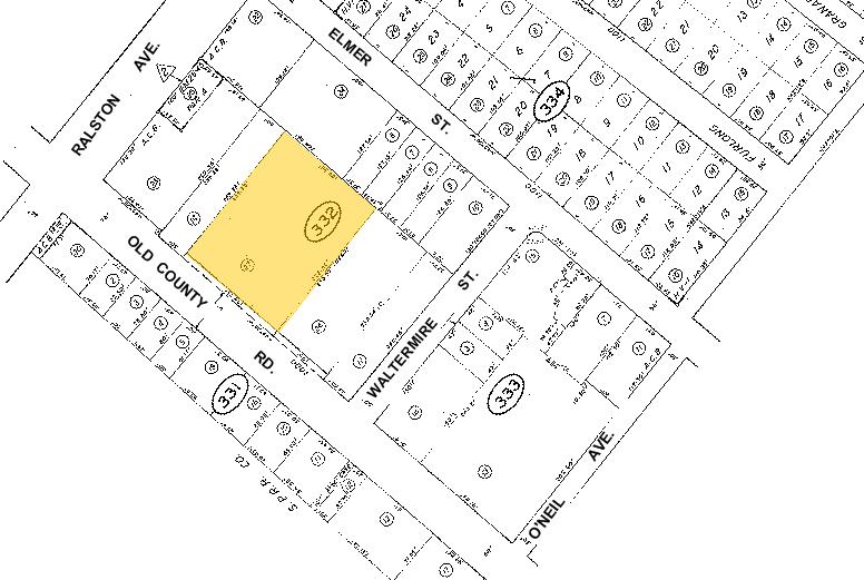 1075 Old County Rd, Belmont, CA for lease - Plat Map - Image 3 of 4