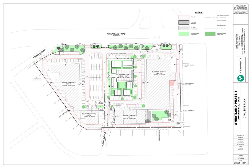 402-544 E Wheatland Rd, Duncanville, TX for lease - Site Plan - Image 1 of 25