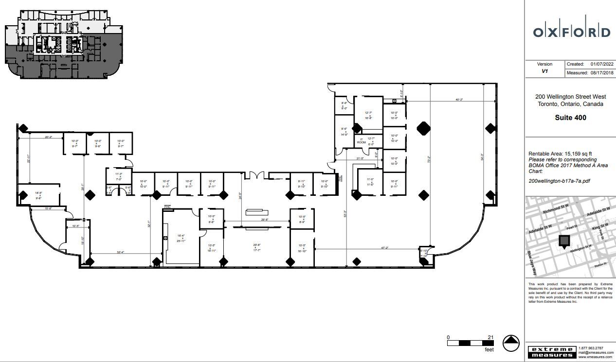 200 Wellington St W, Toronto, ON for lease Floor Plan- Image 1 of 1