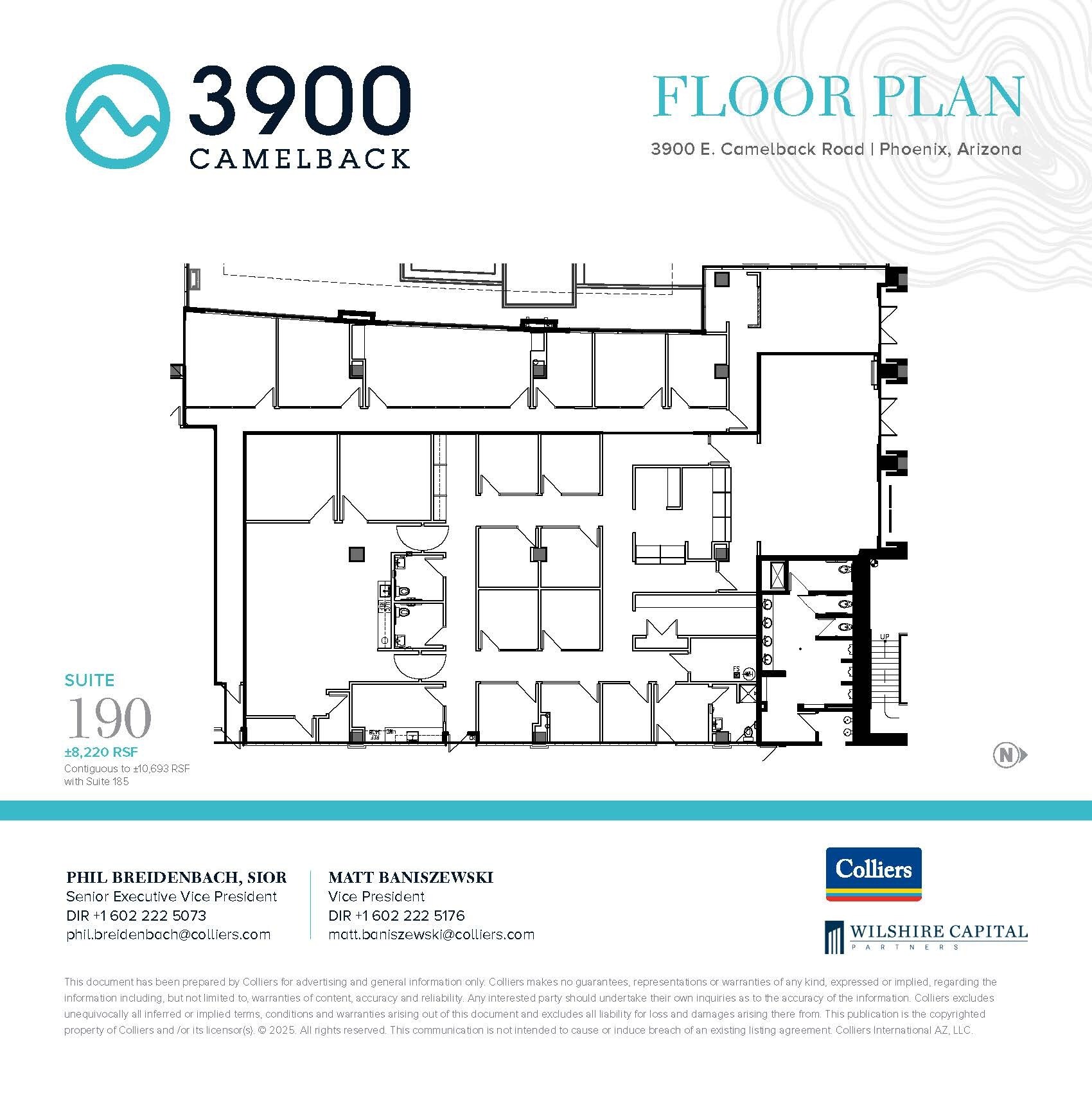3900 E Camelback Rd, Phoenix, AZ for lease Floor Plan- Image 1 of 2