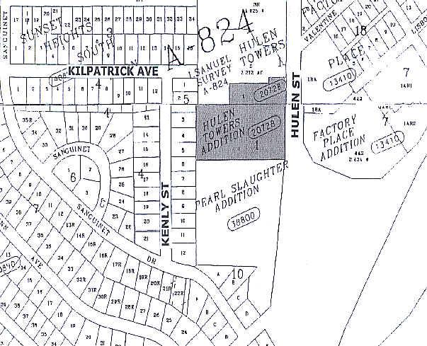 3880 Hulen St, Fort Worth, TX for lease - Plat Map - Image 2 of 16