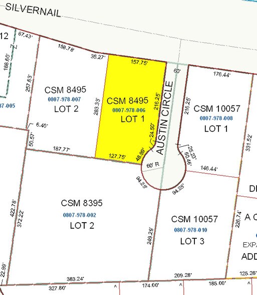 355 Austin Cir, Delafield, WI for sale - Plat Map - Image 1 of 1