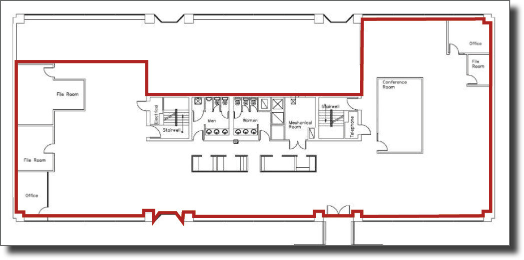 110 E Wayne St, Fort Wayne, IN for lease Floor Plan- Image 1 of 1