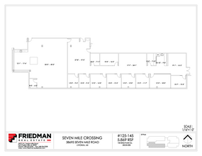 38705 7 Mile Rd, Livonia, MI for lease Floor Plan- Image 2 of 2