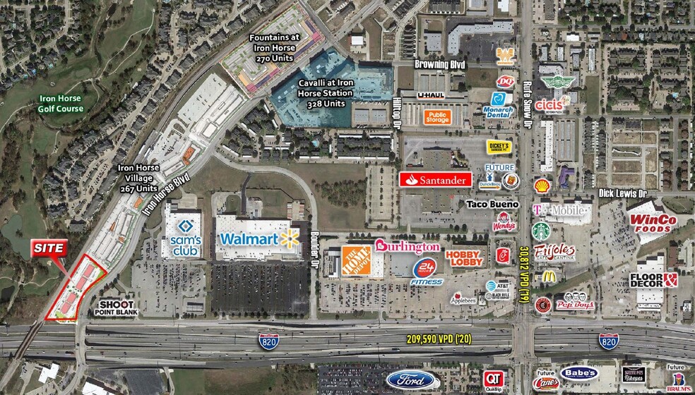 6200-6398 NE Loop 820, North Richland Hills, TX for lease - Aerial - Image 1 of 4