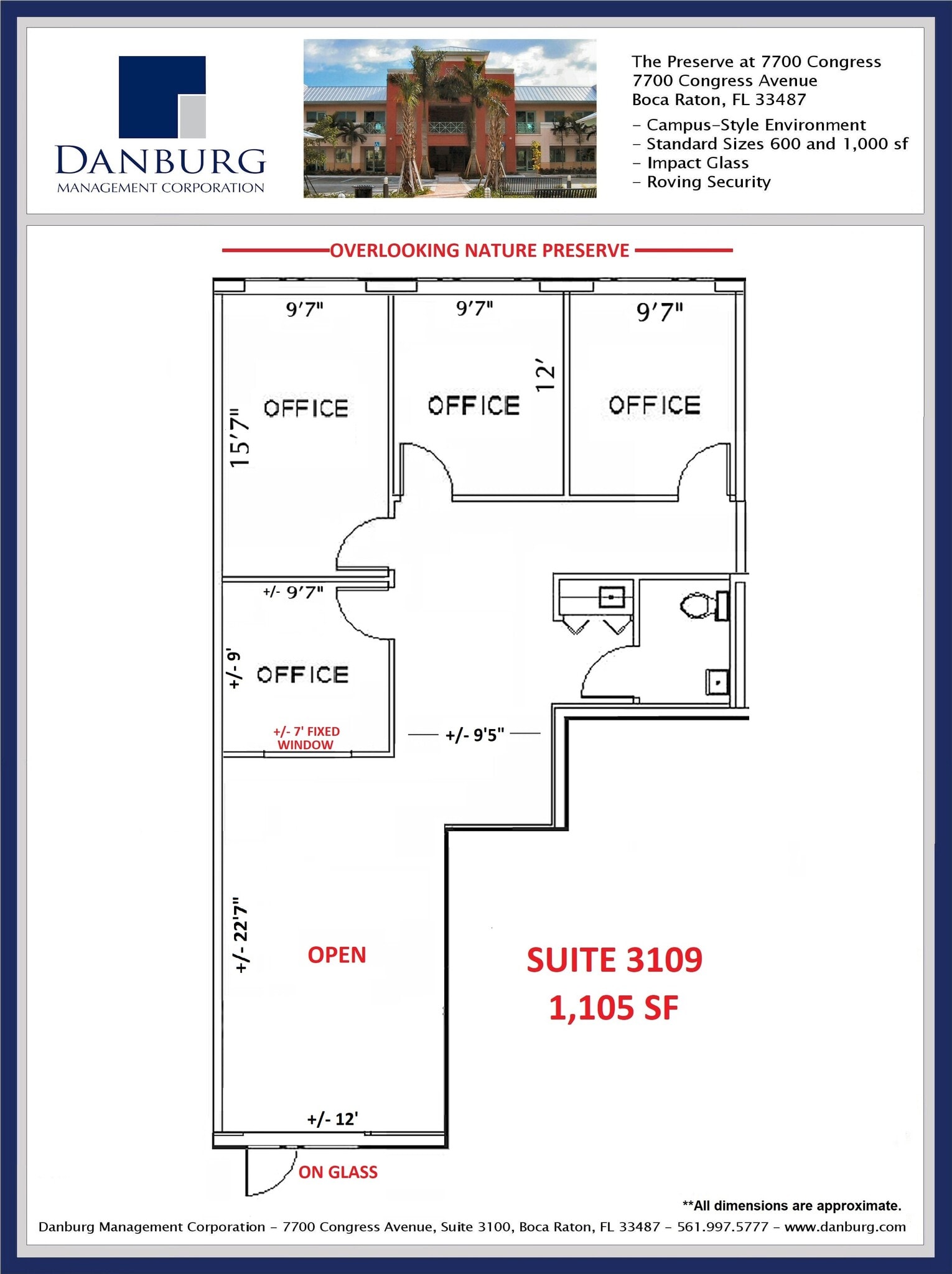 7700 Congress Ave, Boca Raton, FL for lease Floor Plan- Image 1 of 1