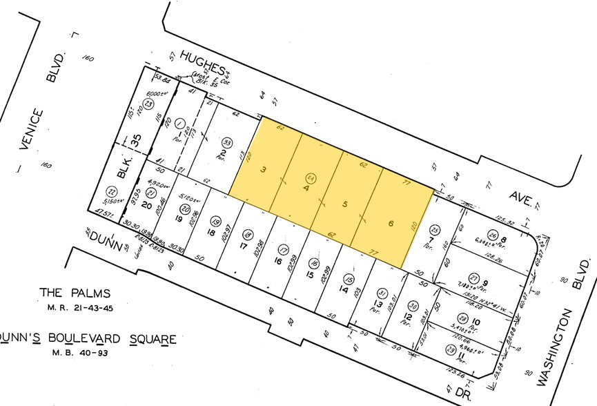 3831 Hughes Ave, Culver City, CA for lease - Plat Map - Image 2 of 7