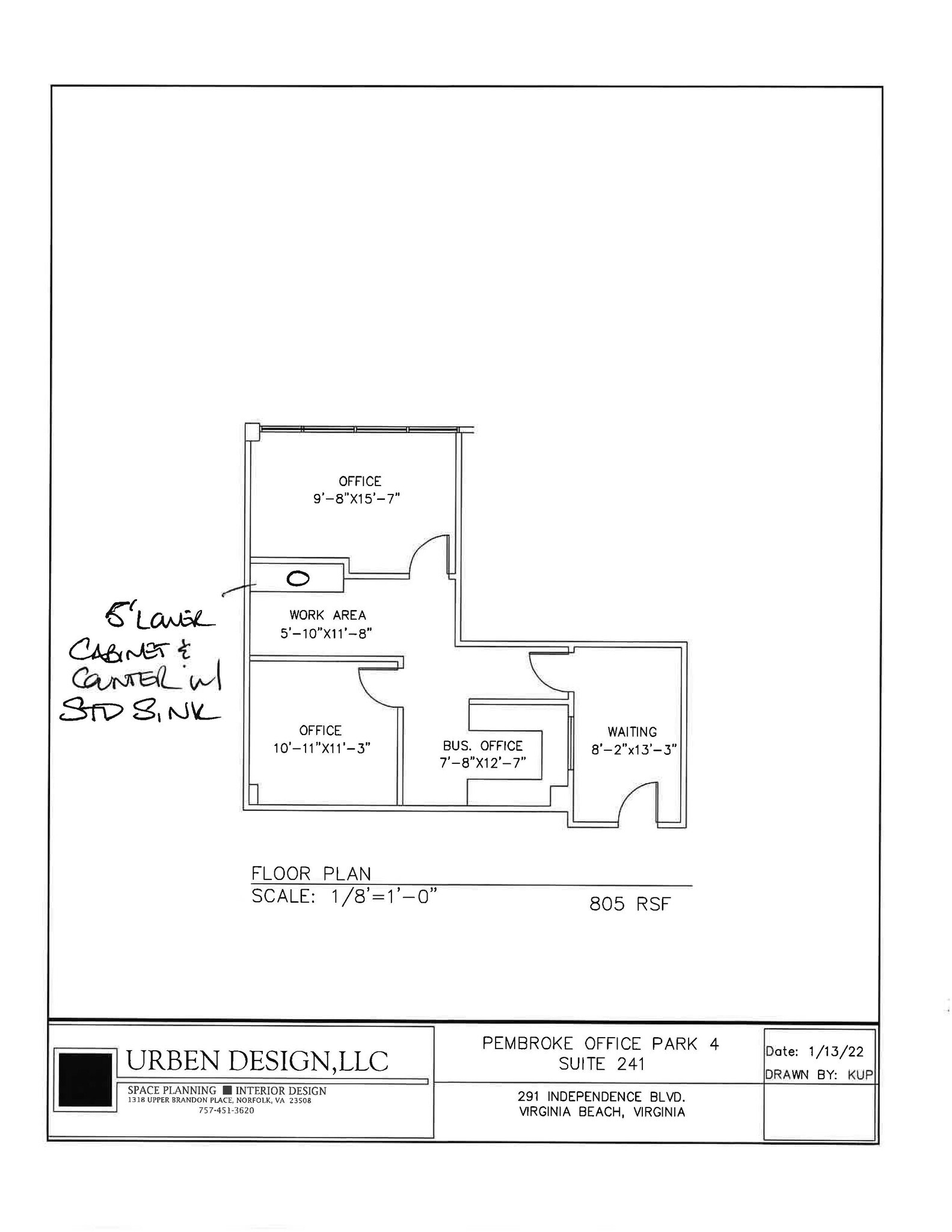 291 Independence Blvd, Virginia Beach, VA for lease Floor Plan- Image 1 of 1