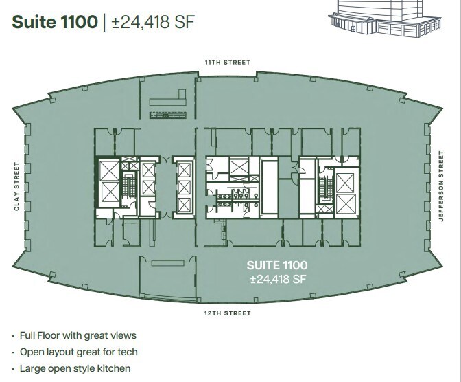 555 12th St, Oakland, CA for lease Floor Plan- Image 1 of 1