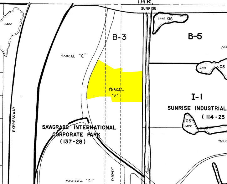 1580 Sawgrass Corporate Pky, Sunrise, FL for lease - Plat Map - Image 2 of 9