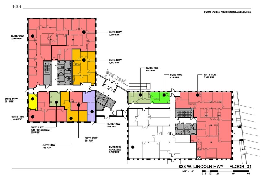 833 W Lincoln Hwy, Schererville, IN for lease - Floor Plan - Image 2 of 2