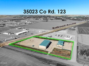 35023 County Road 123, Sidney, MT - aerial  map view - Image1