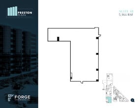 17950 Preston Rd, Dallas, TX for lease Floor Plan- Image 1 of 3
