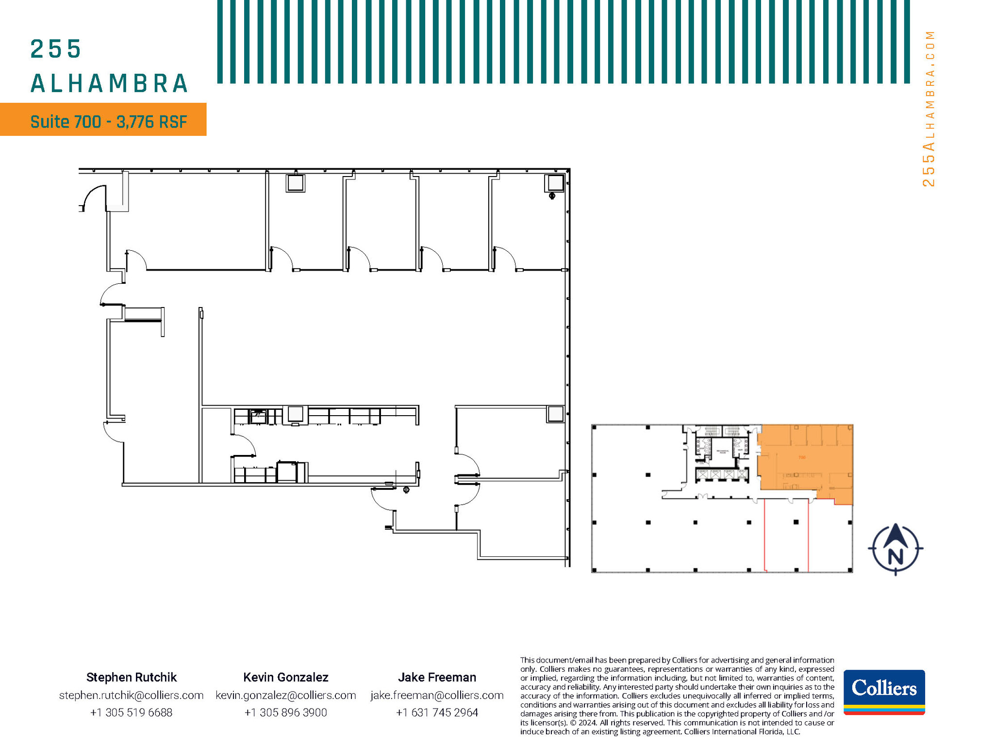 255 Alhambra Cir, Coral Gables, FL for lease Floor Plan- Image 1 of 1