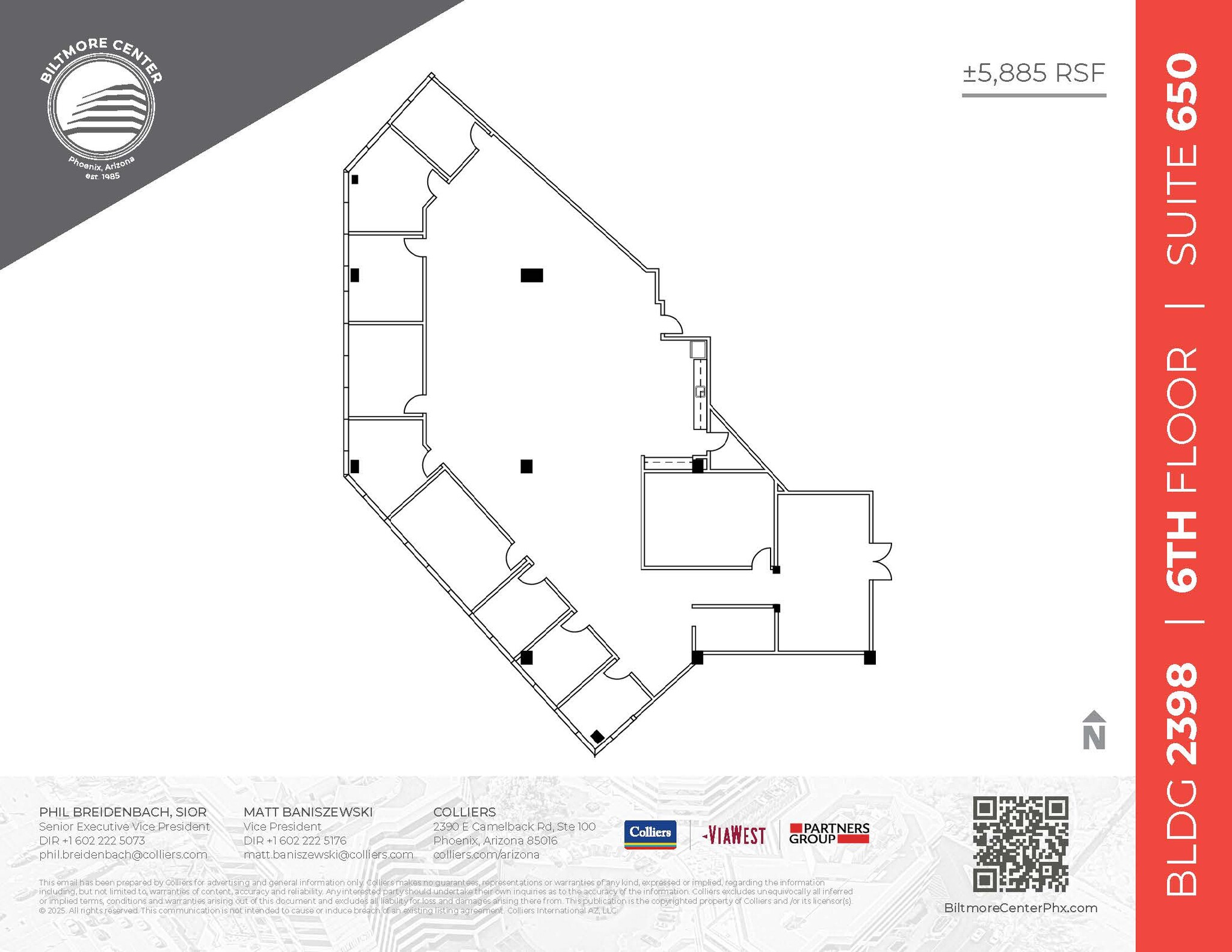 2398 E Camelback Rd, Phoenix, AZ for lease Floor Plan- Image 1 of 7