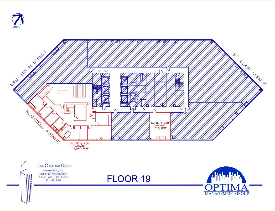 1375 E 9th St, Cleveland, OH for lease Floor Plan- Image 1 of 1