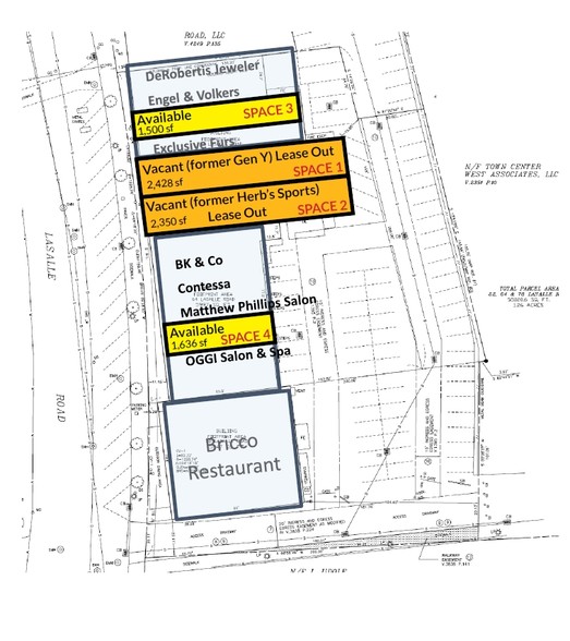 62-74 Lasalle Rd, West Hartford, CT for lease - Site Plan - Image 3 of 3