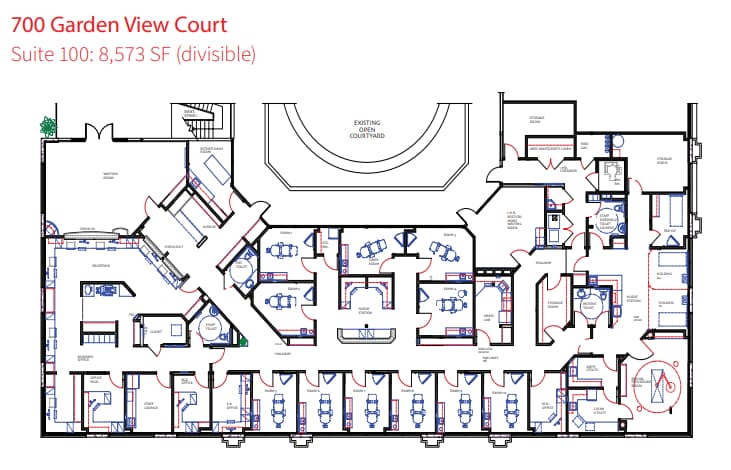 700 Garden View Ct, Encinitas, CA for lease Floor Plan- Image 1 of 1