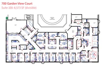 700 Garden View Ct, Encinitas, CA for lease Floor Plan- Image 1 of 1