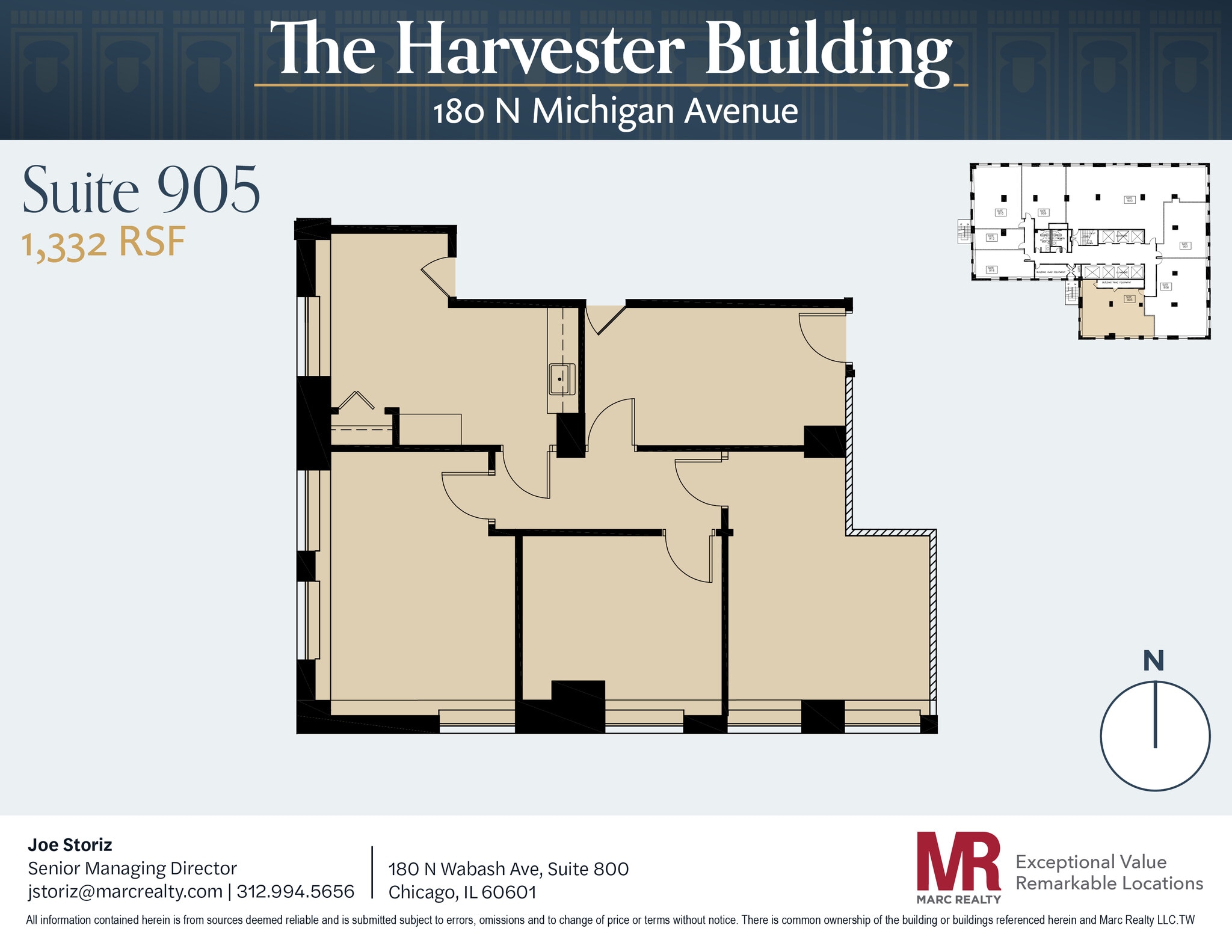 180 N Michigan Ave, Chicago, IL for lease Floor Plan- Image 1 of 1