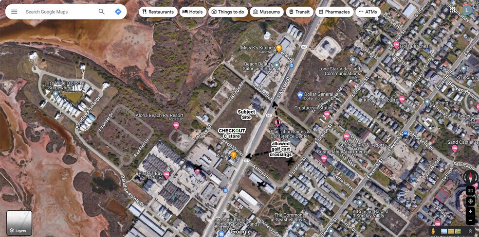 1960 State Hwy 361 hwy, Port Aransas, TX for sale - Aerial - Image 3 of 6