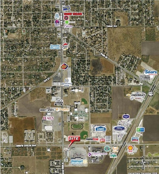 1007 E General Cavazos Blvd, Kingsville, TX for lease - Aerial - Image 2 of 2