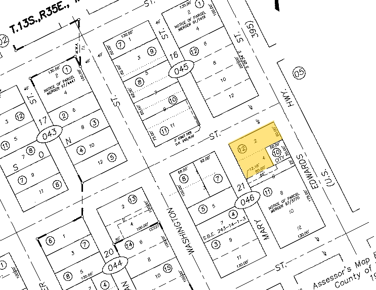 157 N Edwards St, Independence, CA for sale - Plat Map - Image 1 of 1