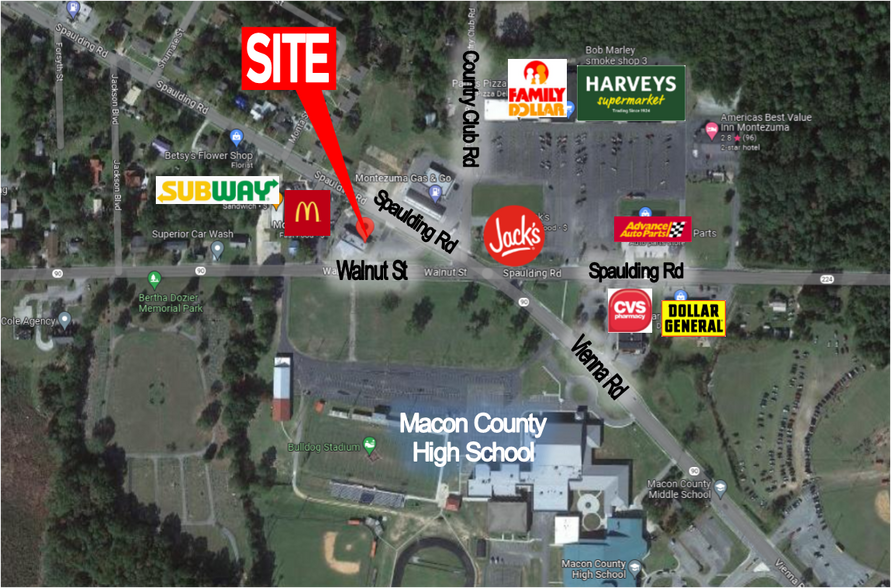 423 Spaulding Rd, Montezuma, GA 31063 Restaurant Building