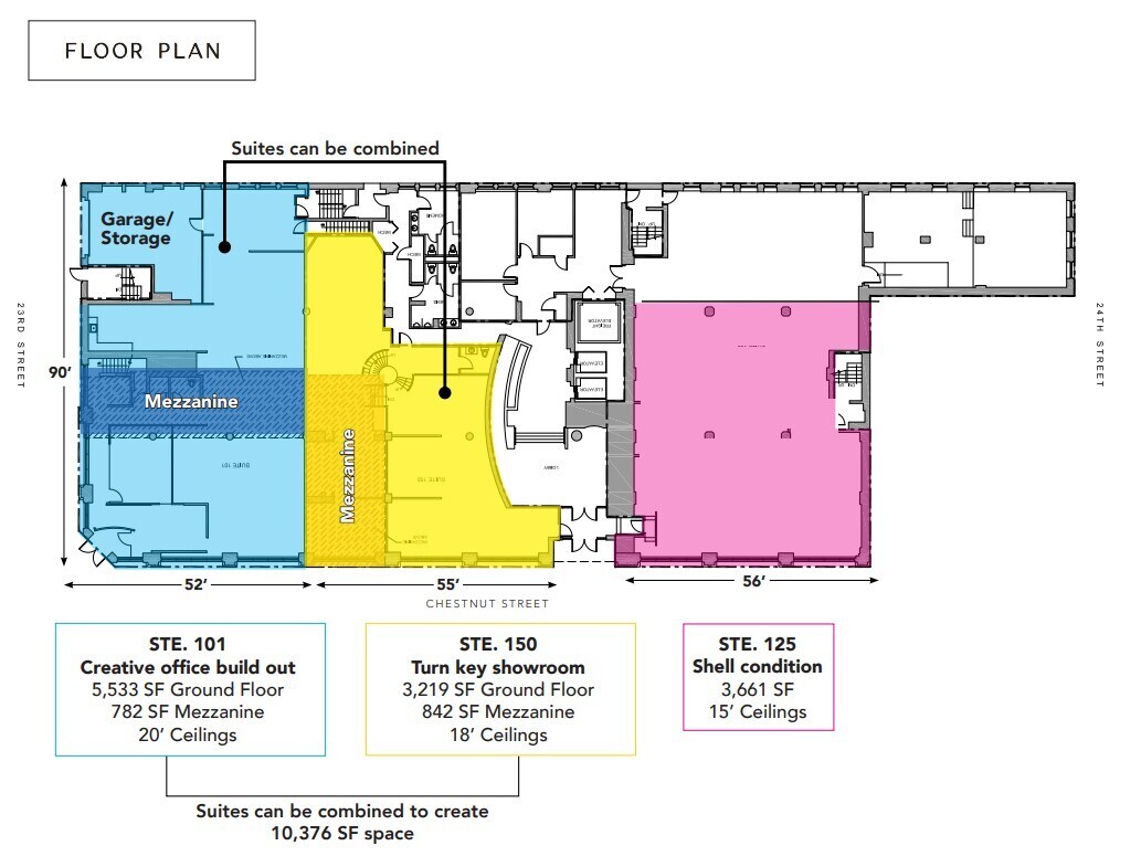 2300 Chestnut St, Philadelphia, PA for lease Floor Plan- Image 1 of 1