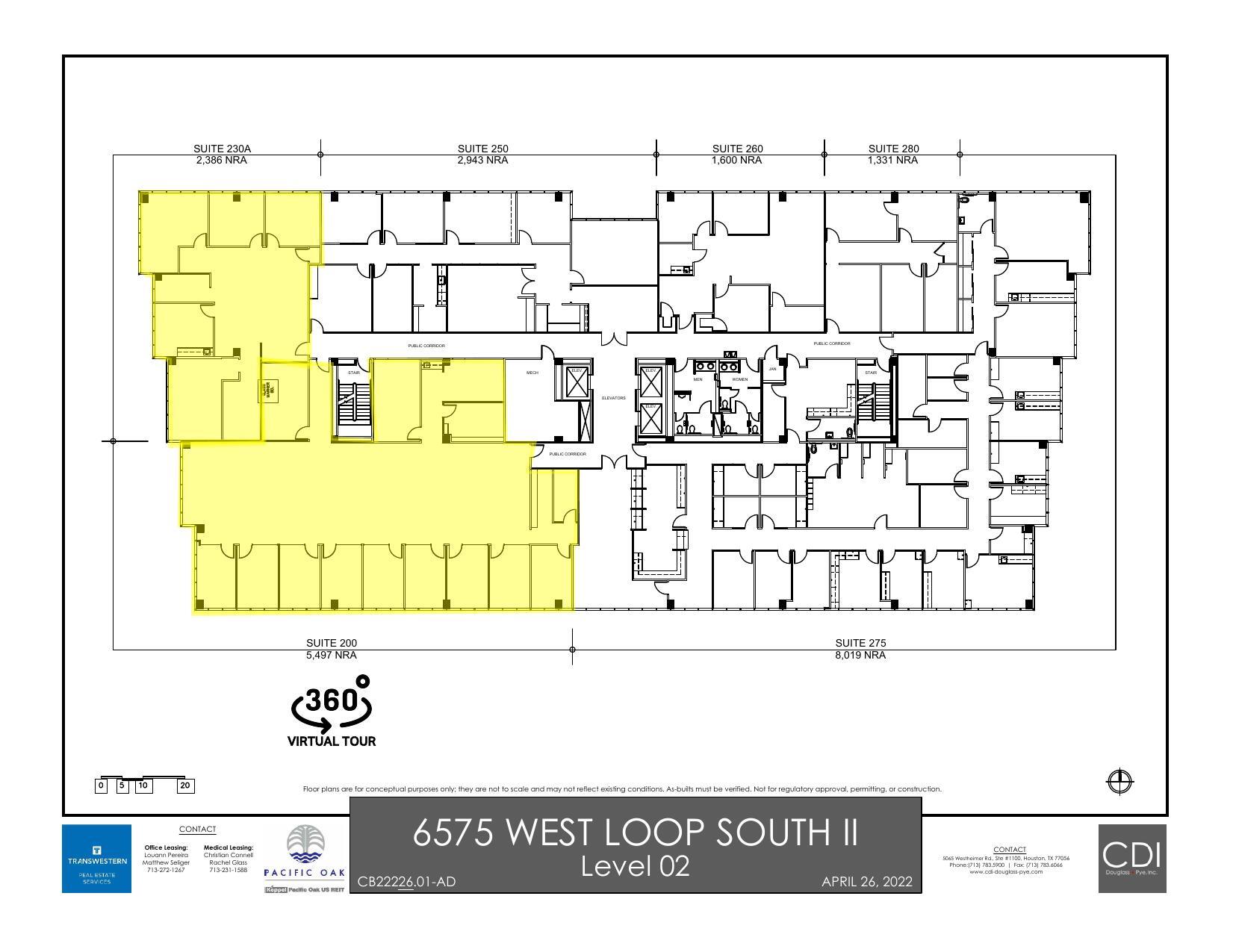 6575 West Loop South, Bellaire, TX for lease Floor Plan- Image 1 of 1