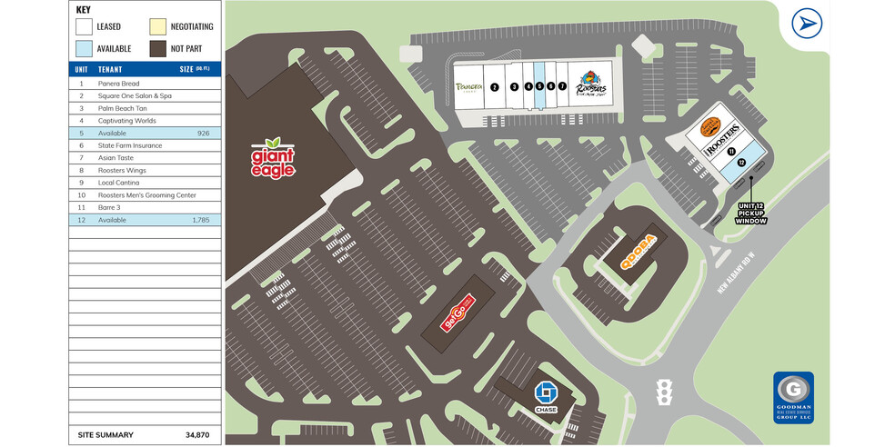 5477-5511 New Albany Rd W, New Albany, OH for lease - Site Plan - Image 3 of 19