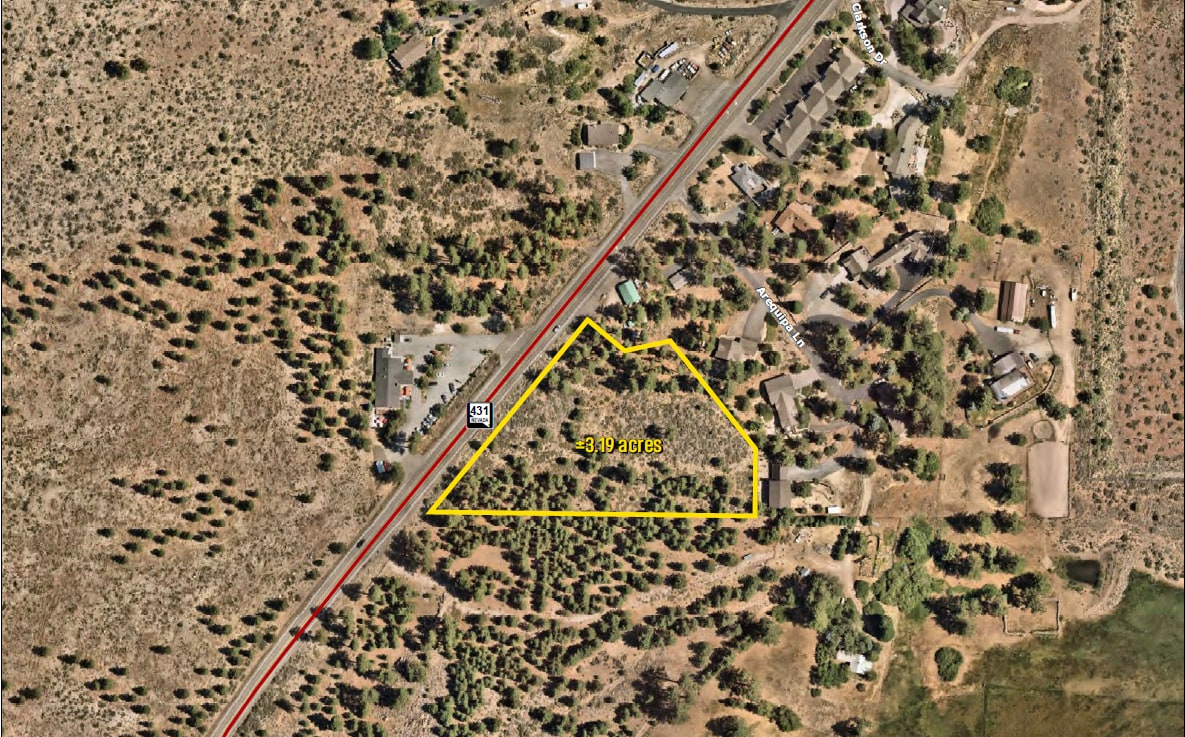 16925 Mount Rose Hwy, Reno, NV for sale Aerial- Image 1 of 3