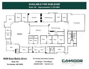 9089 E Bahia Dr, Scottsdale, AZ for lease Floor Plan- Image 2 of 2