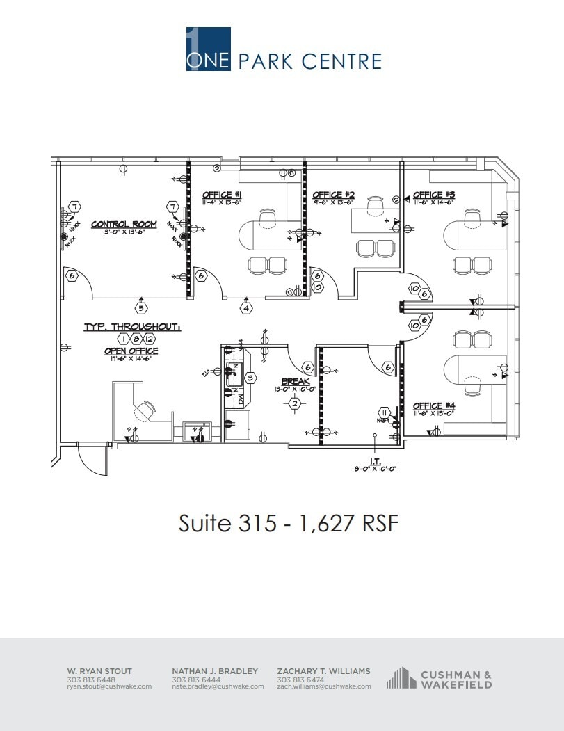 1333 W 120th Ave, Westminster, CO for lease Floor Plan- Image 1 of 1
