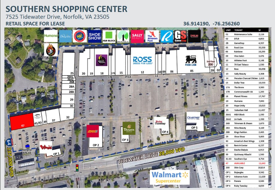 7519-7525 Tidewater Dr, Norfolk, VA for lease Building Photo- Image 1 of 7