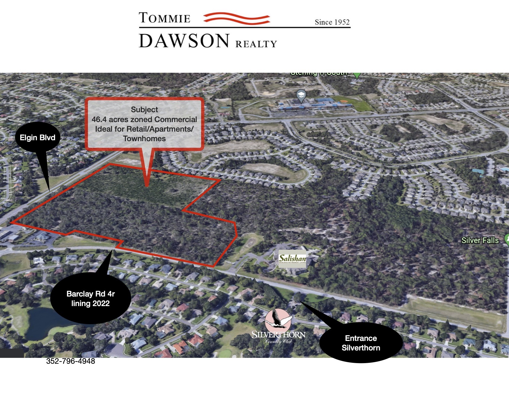 Elgin, Spring Hill, FL for sale Aerial- Image 1 of 2