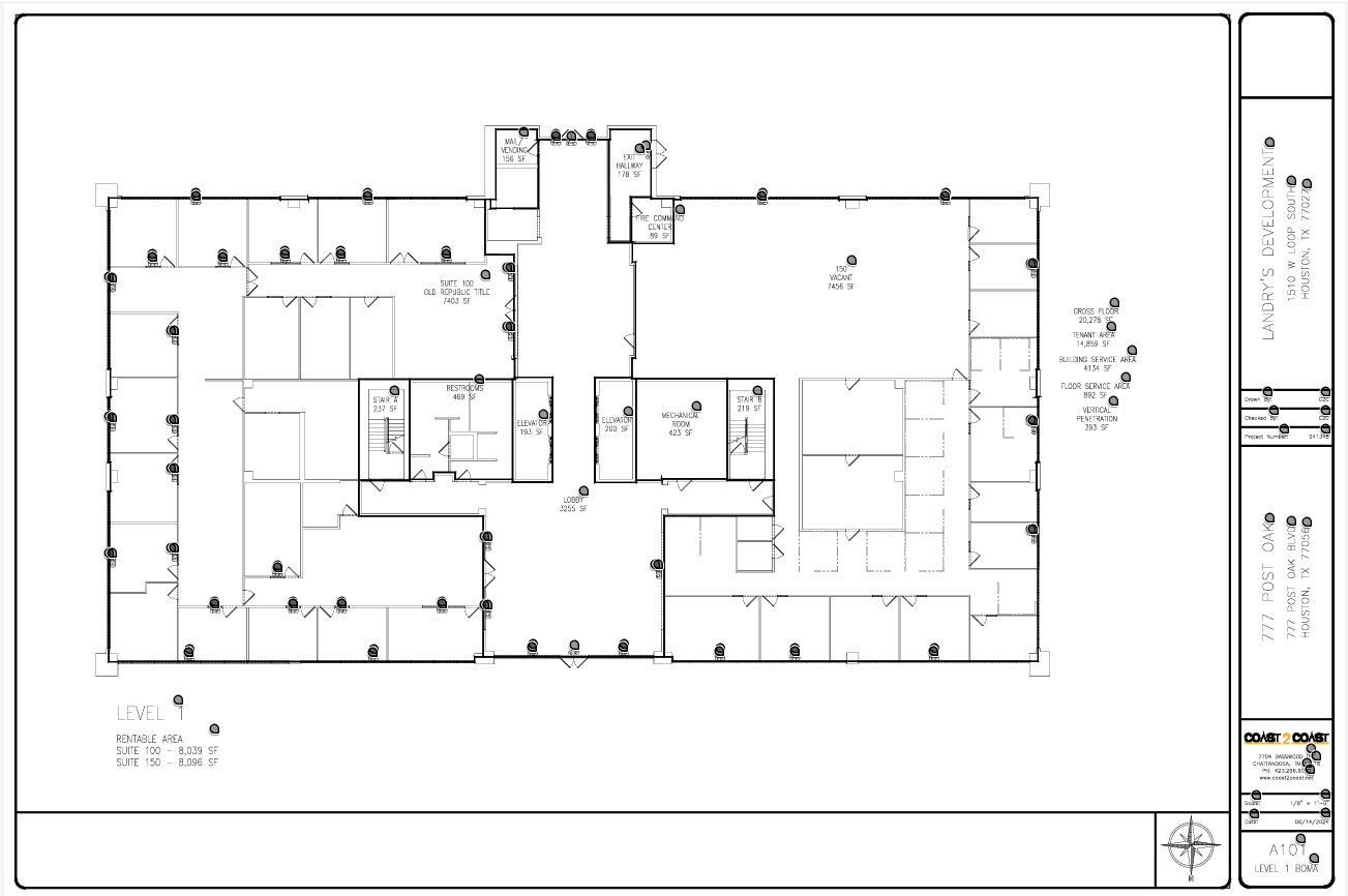 777 Post Oak Blvd, Houston, TX for lease Floor Plan- Image 1 of 1