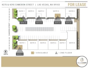 4290 Cameron St, Las Vegas, NV for lease Site Plan- Image 2 of 4