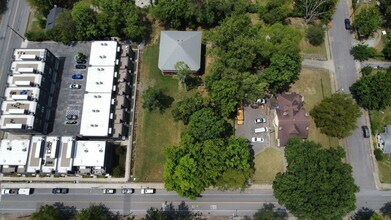 908 Meridian St, Nashville, TN - aerial  map view