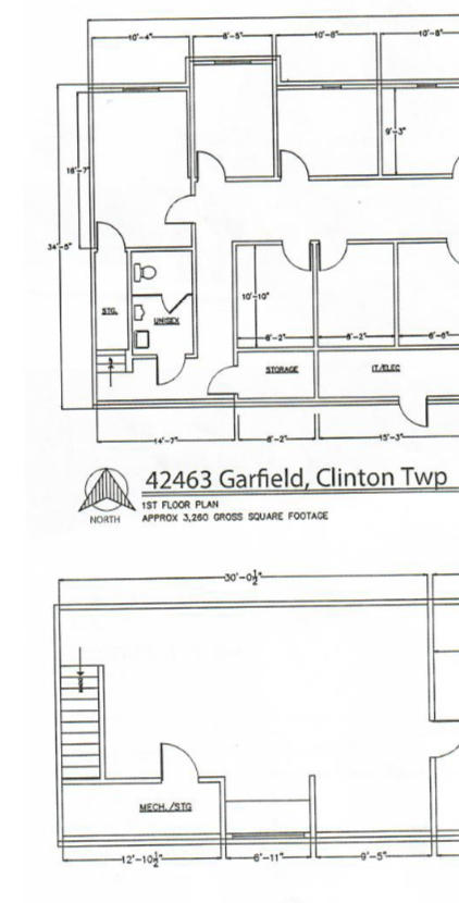 42463-42469 Garfield Rd, Clinton Township, MI for lease Floor Plan- Image 1 of 1