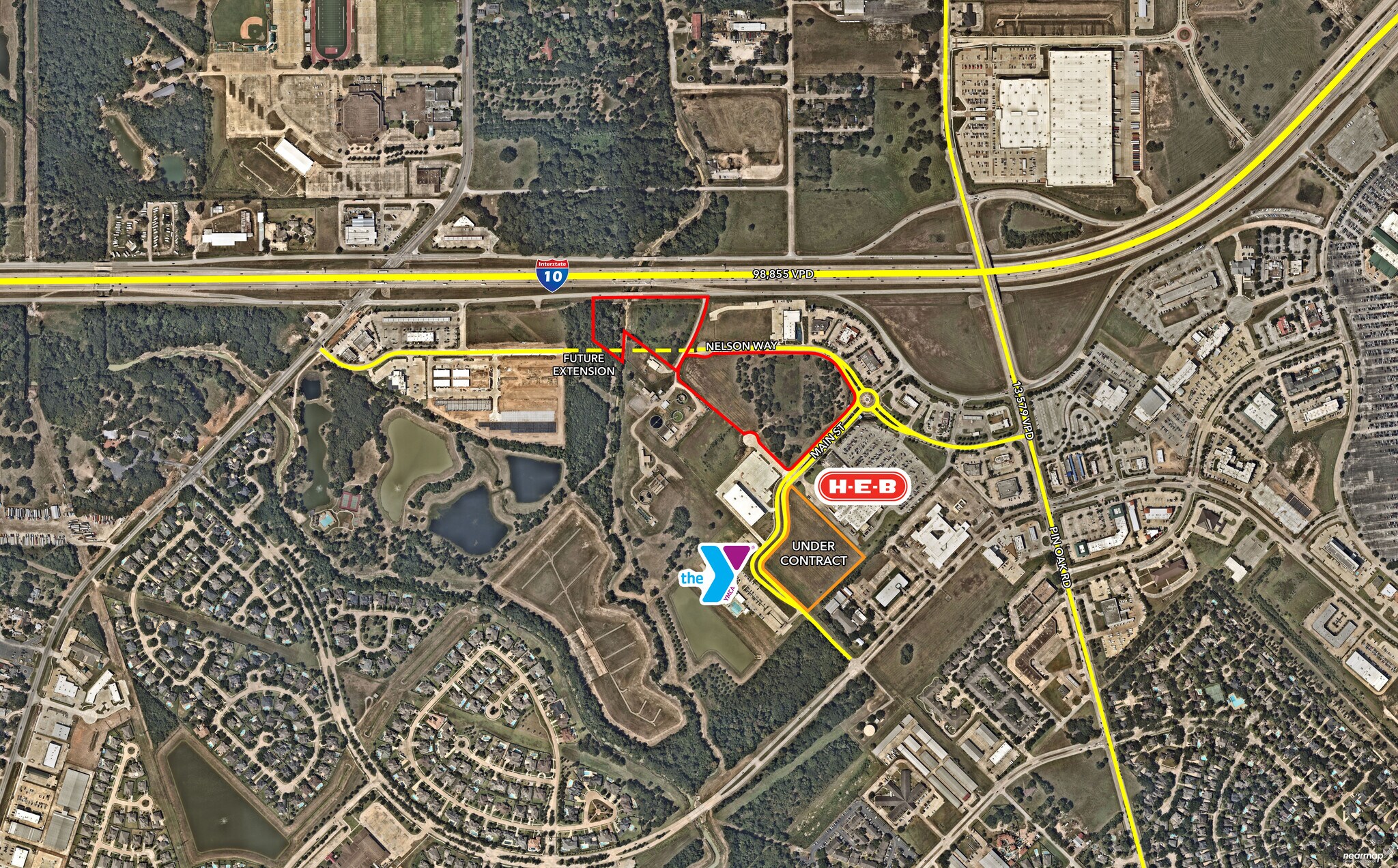 Main St, Katy, TX for sale Aerial- Image 1 of 1