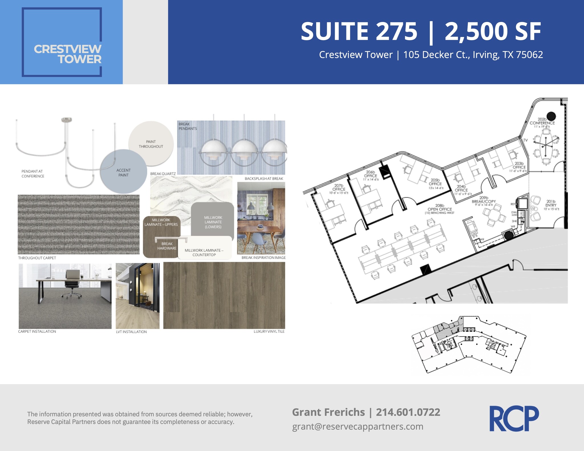 105 Decker Ct, Irving, TX for lease Floor Plan- Image 1 of 2